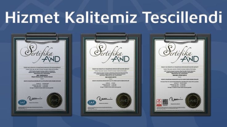 Hizmet Kalitemiz Tescillendi